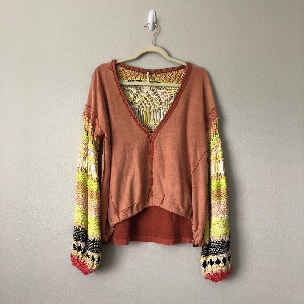 Free People Reminiscent Pullover Sweater